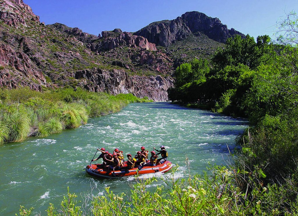 rafting en el atuel